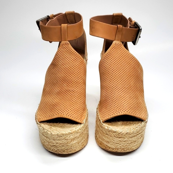 Marc Fisher MLANNIE Ankle Strap Platform Espadrilles 6M - Picture 3 of 14